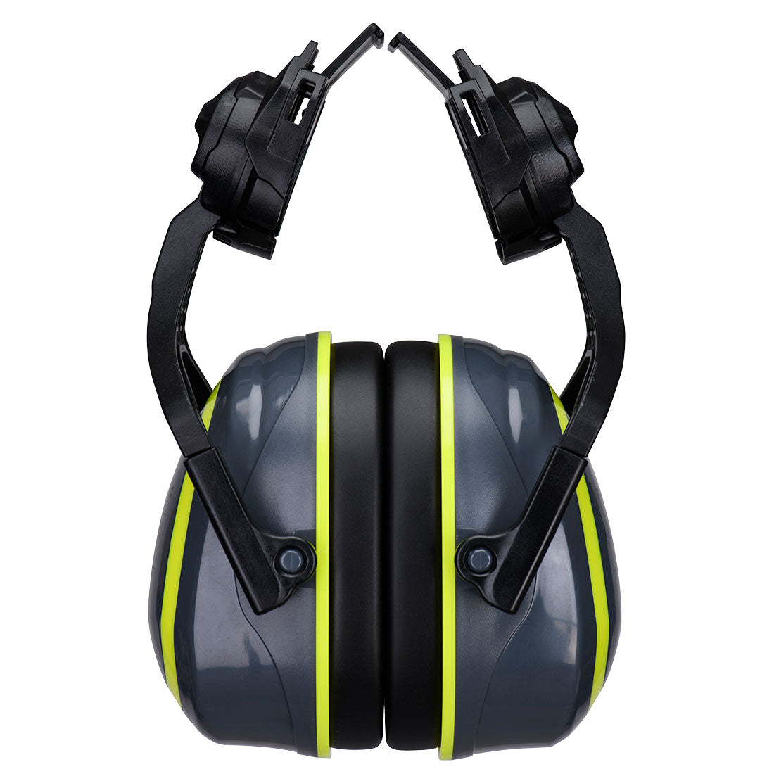 PW04 - HV Extreme Ear Defenders Medium Clip-On Metal Free Grey/Yellow