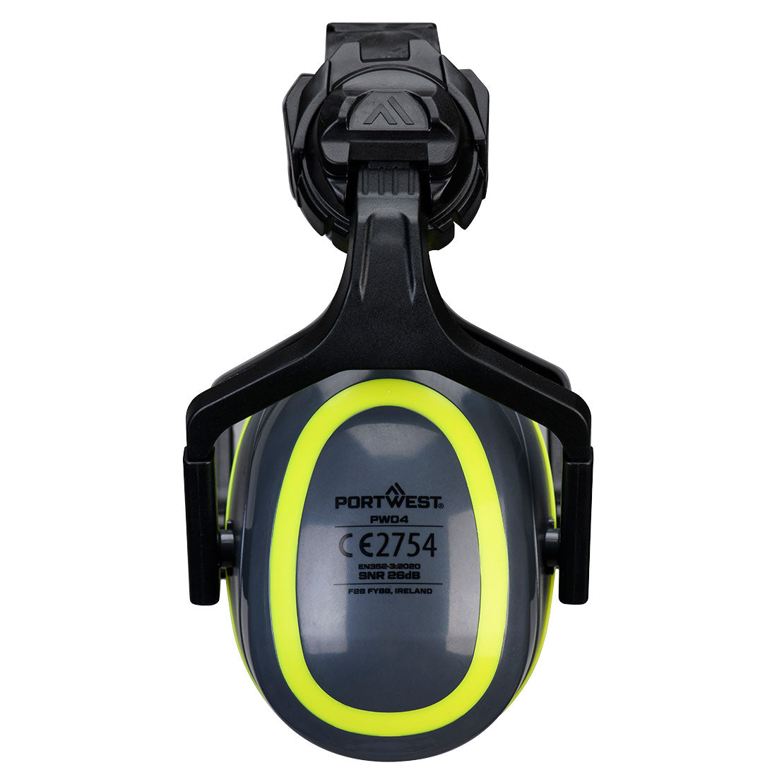 PW04 - HV Extreme Ear Defenders Medium Clip-On Metal Free Grey/Yellow
