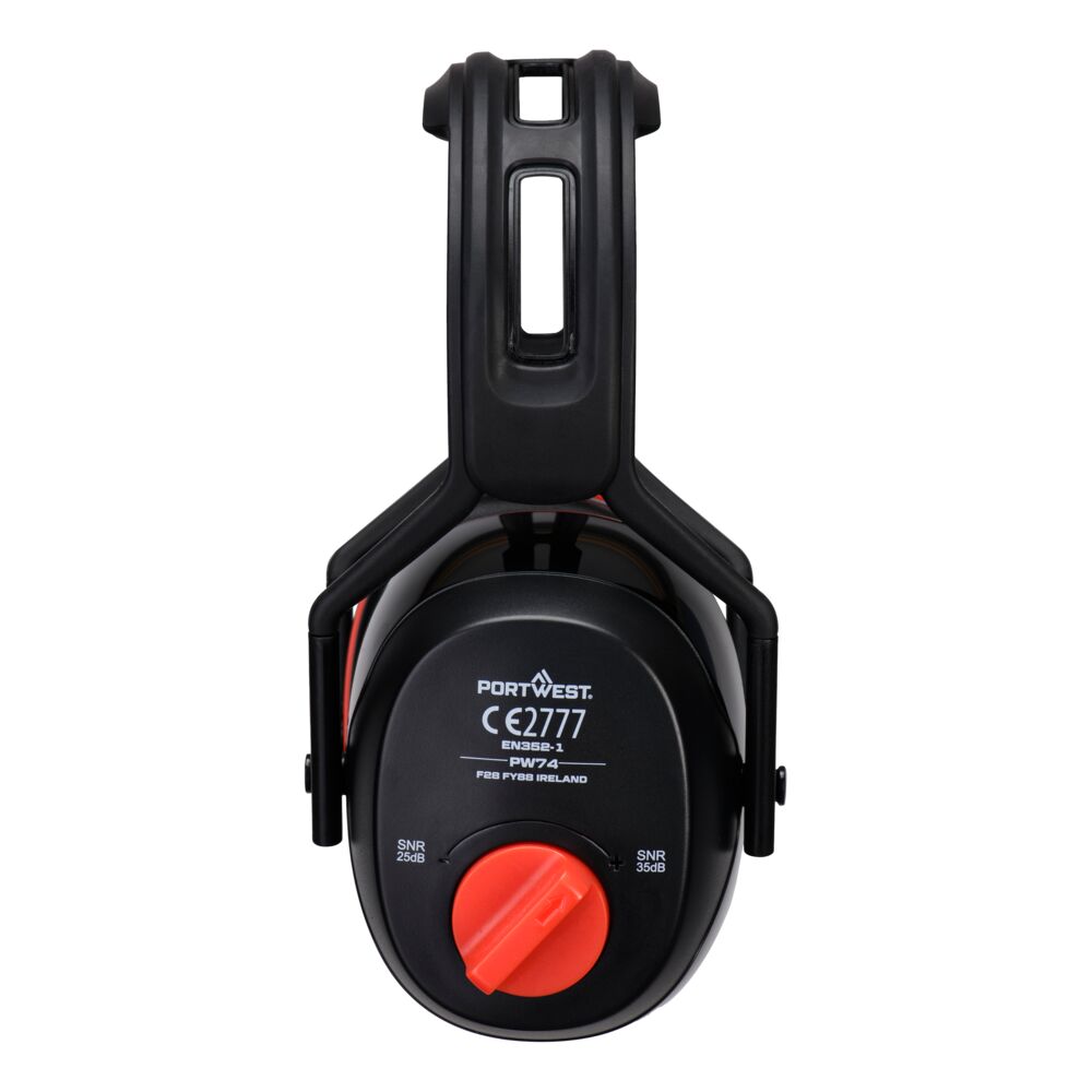 PW74 - Dual SNR Ear Defenders Black